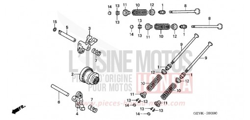 CAMSHAFT/VALVE (NPS505/6) NPS505 de 2005